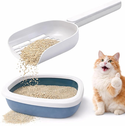 Cat Poop Scooper Cleaning Shovel, Plastic Candy Color Shovel, Ergonomic Pet by SnifitPetProducts