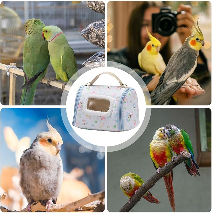 Bird Travel Carrier - 450g Lightweight Parrot Transport Box - Image 8