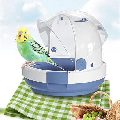 Portable Clear Bird Parrots Transport Cage Window Carrier Bag Breathable Bird - Image 7