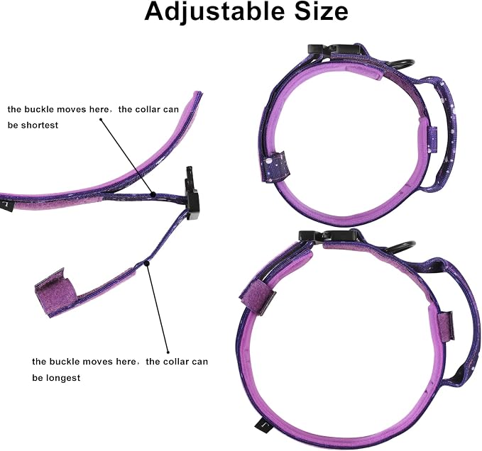 DAGANXI Tactical Dog Collar, Adjustable Military Training Nylon Dog Collar - Image 5