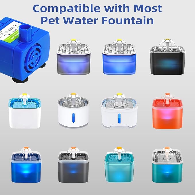 IP68 DR-DC160 Submersible Water Pump Cat Water Fountain Pump - Image 2