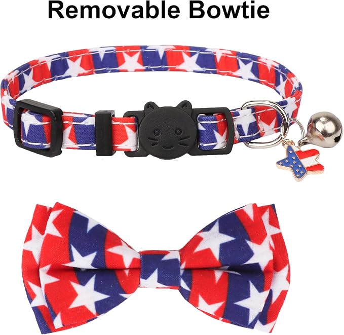 ADOGGYGO American Flag Cat Collar Breakaway - Image 5