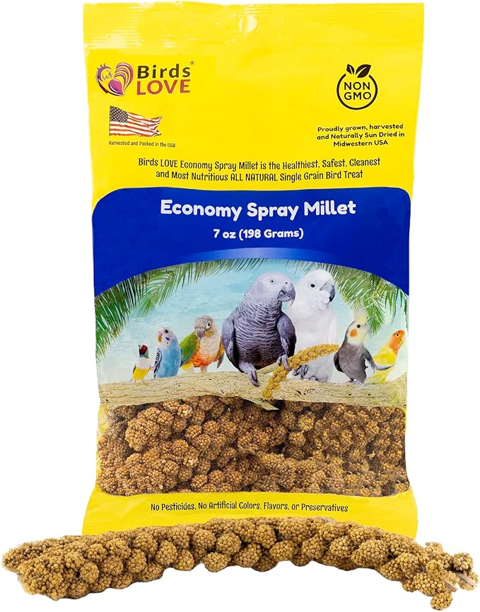 Birds LOVE Economy Special Spray Millet GMO-Free by BirdsLOVE