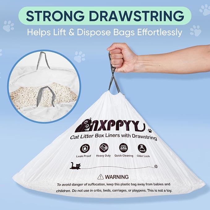 160 Count Cat Litter Box Liners - Image 4