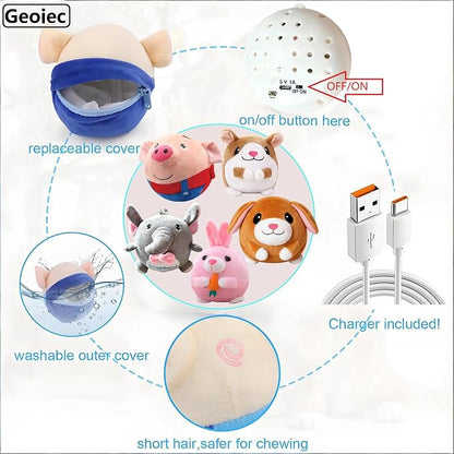Interactive Dog Toys, Active Moving Pet Plush Toy - Image 8