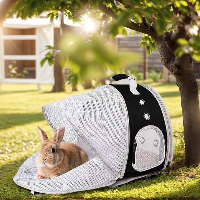 Back Expandable Backpack for Small Animals, Portable Travel Bag Breathable Pet - Image 6