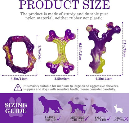 6-Pack Dog Toys for Aggressive Chewers: Dog Toy for Aggressive Chewer Large - Image 2