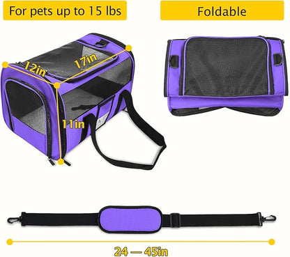 Refrze Pet Carrier Airline Approved, Cat Carriers - Image 2