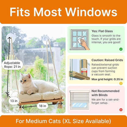 Cat Hammock with Industrial-Grade Suction Cups - Image 5