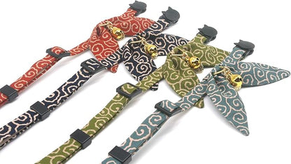 PetSoKoo Bunny Ears Cat Collar, Japan Lucky ‘開三運’ Charm. Safety Breakaway - Image 4