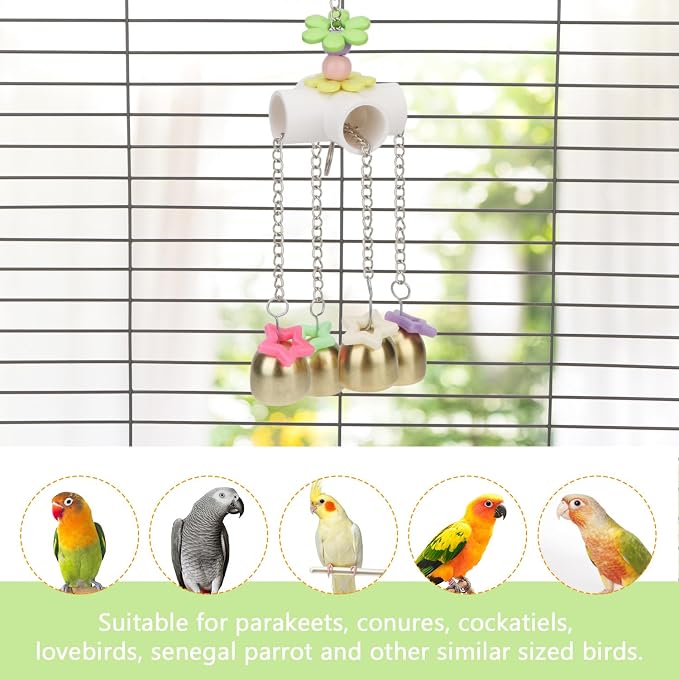 Bird Parrot Bells Toy with Sweet Sound - Image 4