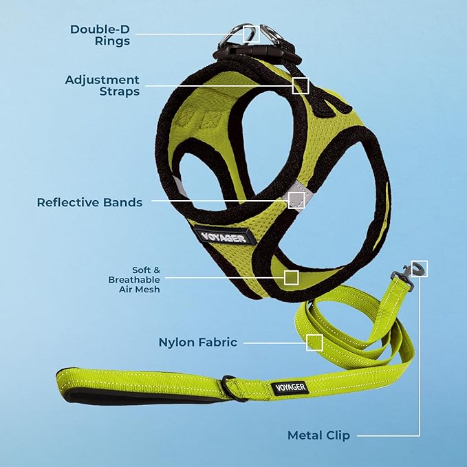 Best Pet Supplies Voyager Step-in Air All Weather Mesh Harness and Reflective - Image 3
