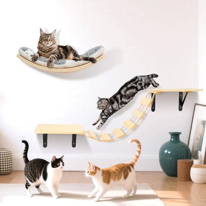 Cat Wall Shelves by TIMIEEYA