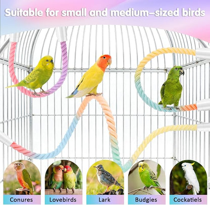 Bird Perch Rope, Interactive Birds Cage Accessories - Image 7