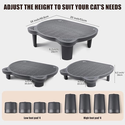 Adjustable Cat Ramp Litter Box Step Double Layer - Image 3