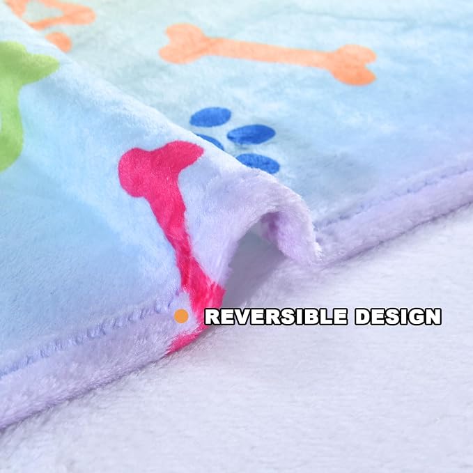 Dog Blanket, Super Soft Fluffy Premium Fleece Pet Puppy Blanket - Image 3