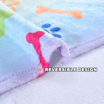 Dog Blanket, Super Soft Fluffy Premium Fleece Pet Puppy Blanket - Image 3