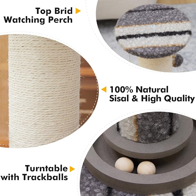 34inches Cat Scratching Post Sisal Cat Scratcher - Image 4
