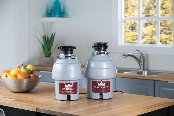 Waste King Garbage Disposal for Kitchen Sink - Image 2
