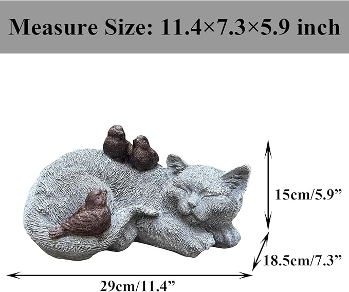 Cat Statue Outdoor Garden Decor - Image 2