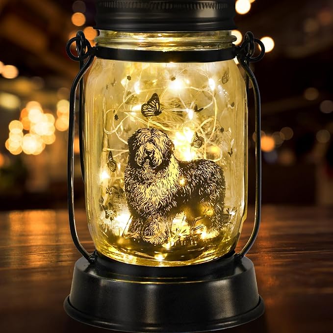 Polish Lowland Sheepdog Gifts for Women/Men, Pet Solar Lanterns Polish Lowland - Image 8