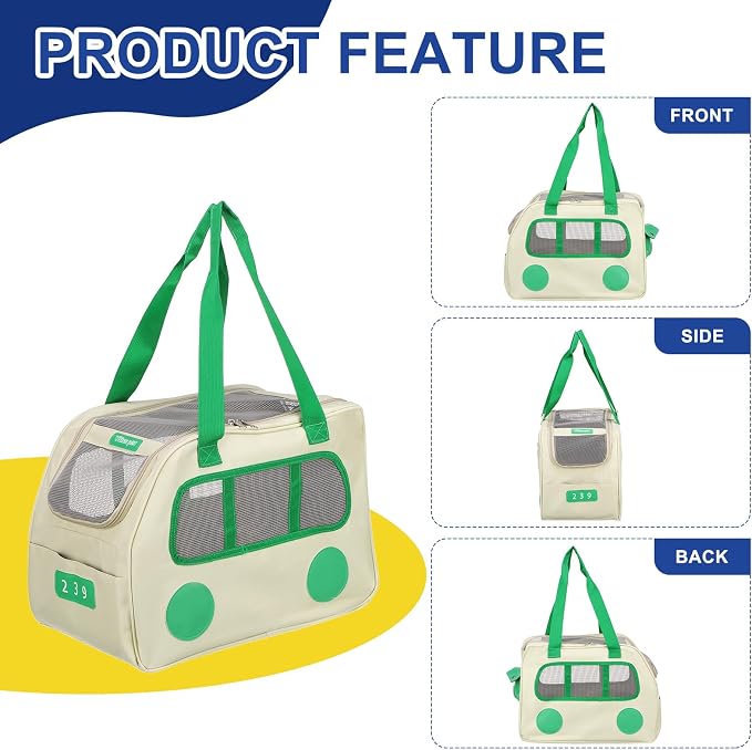 Pet Backpack Carrier, Portable and Ventilated, Oxford Cloth, Dogs Cats and - Image 4