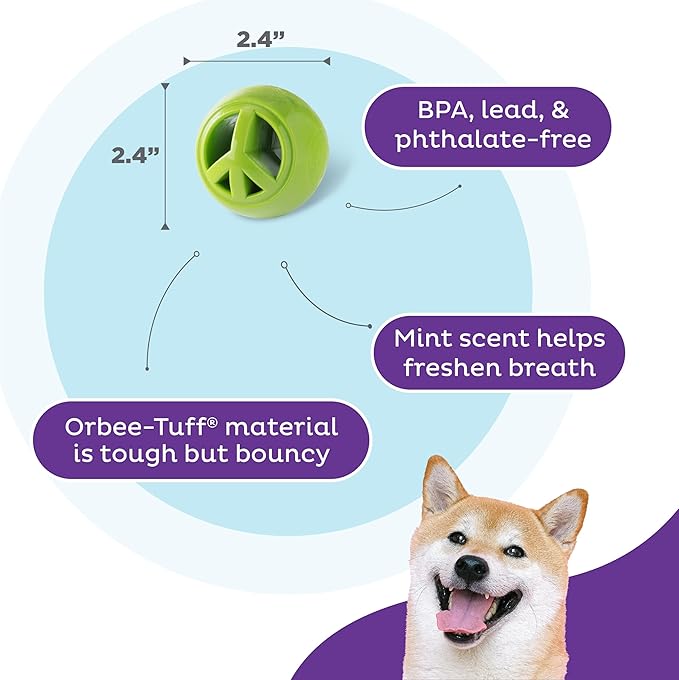 Outward Hound Nooks Peace Interactive Durable Treat-Dispensing Dog Toy - Image 4
