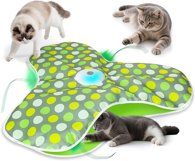 Interactive Cat Toys for Indoor Cats & Kittens by FUGODIWI