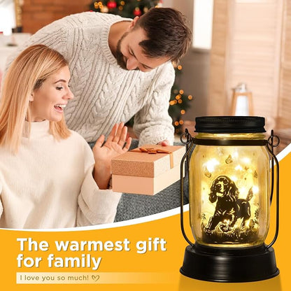 Cocker Spaniel Dog Gifts for Women/Men Cocker Spaniel Solar Lanterns Birthday - Image 3