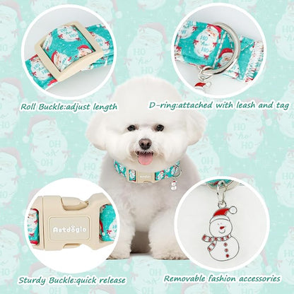Christmas Dog Collar，Soft Cotton Dog Collars - Image 3