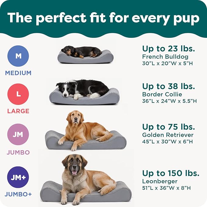 Furhaven Orthopedic Dog Bed for Extra Large Dogs w/ Removable Washable Cover - Image 6