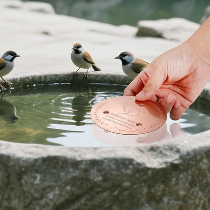 Bird Bath Copper Disk, Sturdy 1mm 99.9% Pure Copper Disk, Triple-Point Support - Image 4