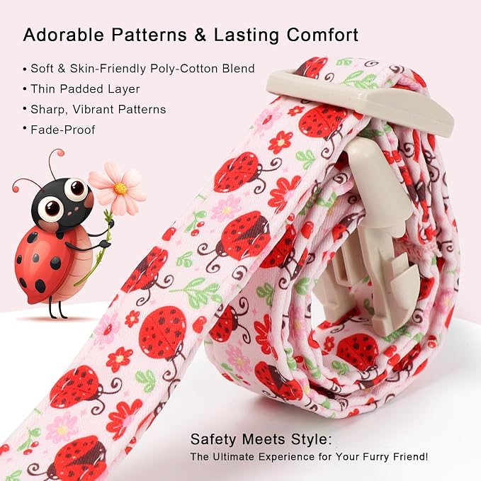 Lucky Ladybug Dog Collar for Giant Large Dogs - Image 4