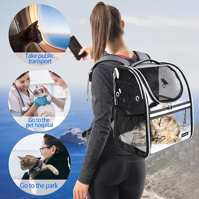 BAGLHER Cat Carrier Backpack, Airline Approved Pet Travel Carrier - Image 7