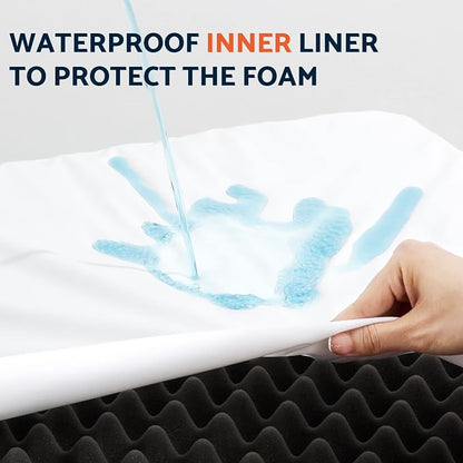Dog Bed for Small and Medium Dogs & Cats, Waterproof Lining for Indoor Outdoor - Image 4