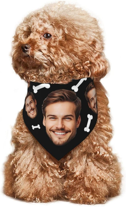 Custom Dog Bandana for Cat Dog Pet Add Your Design Personalized Neckwear - Image 4