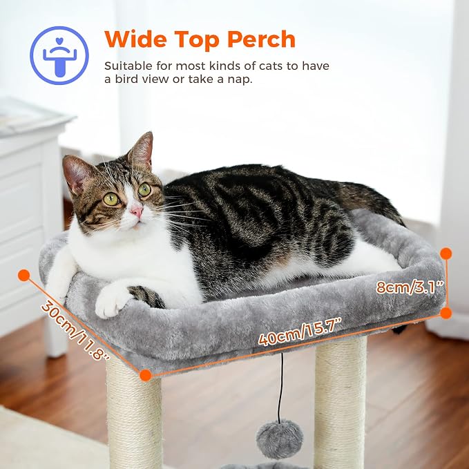 PEQULTI Cat Tree Tower for Indoor Cats - Image 2