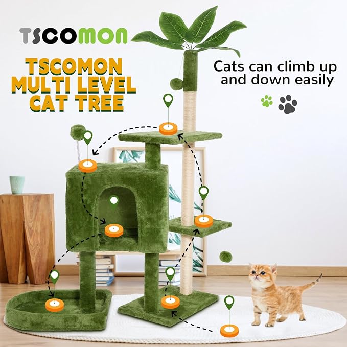 52in Multi-Level Cat Tower - Image 4