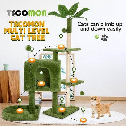 52in Multi-Level Cat Tower - Image 4