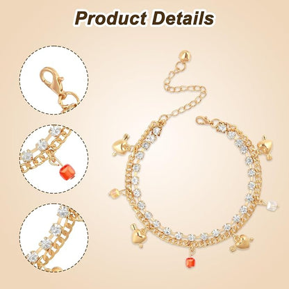 HOWWFALY Dog Collar and Cat Chain Necklace Stainless Steel Adjustable 18K Gold - Image 3