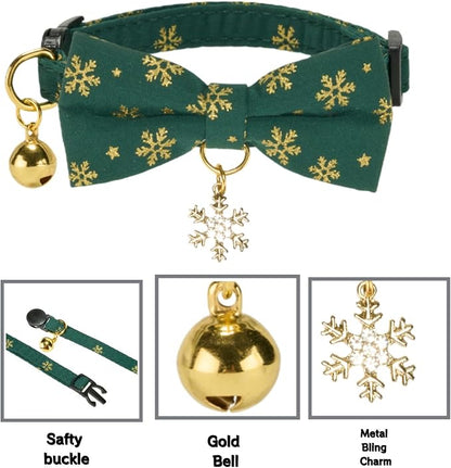 2 Pack Christmas Cat Collar - Image 7