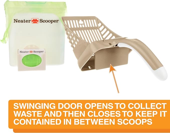 Neater Pet Brands Neater Scooper Standard Cat Litter Scoop, 60 Refill Bags – - Image 3