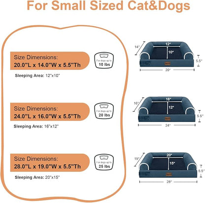 Small Dog Bed Orthopedic Washable: Beds Bolster Small Sized Dogs Bed Egg Crate - Image 6