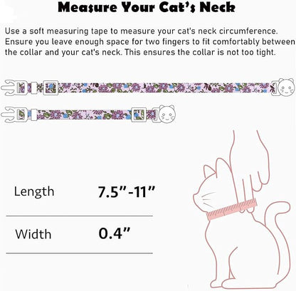 2 Pack Cotton Breakaway Cat Collars Set - Image 7