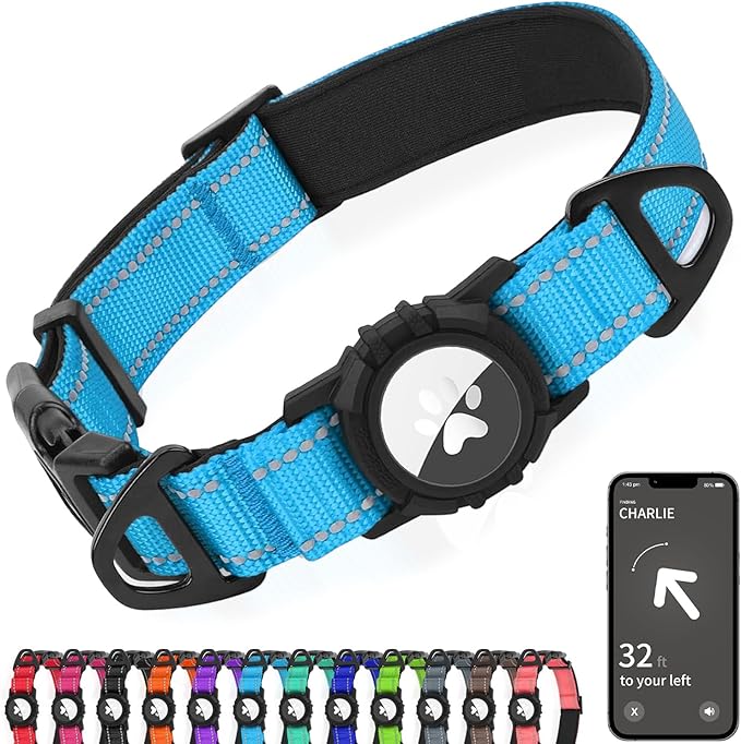 Joytale Airtag Dog Collar, Reflective Pet Collar by Joytale