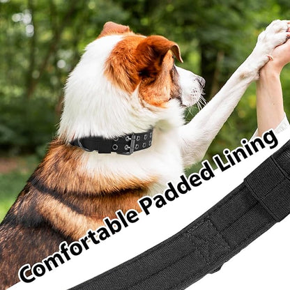 Tactical Dog Collar Military Adjustable Dog Collars Soft Nylon Training Collar - Image 6