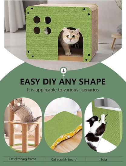 Cat Scratch Couch Furniture Protector, Adhesive Cat Scratch Pad Deterrent - Image 5