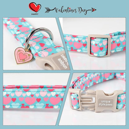 Unique style paws Valentine's Day Dog Collar Plastic Buckle Collar - Image 3