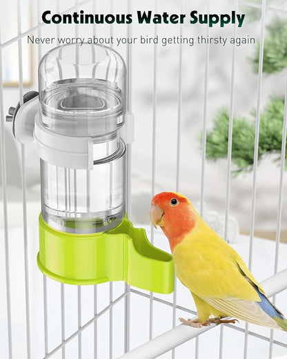 Pawfly Bird Water Dispenser, Automatic Water Feeder, Plastic Bird Cage Dispenser - Image 6
