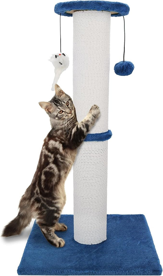 Cat Scratching Post 34 Inches Heavy Duty and Thicker Cat Scratching Post Sisal by Ahomdoo